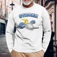 Stronk オカメインコ フィットネス オウム ワークアウト オカメインコ 鳥 ミーム 長袖Tシャツ 高齢者への贈り物