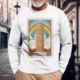 The Tower タロットカード パンケーキタワー 朝食 恋人 パンケーキ 長袖Tシャツ 高齢者への贈り物
