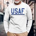 Usaf 米国空軍 長袖Tシャツ 高齢者への贈り物