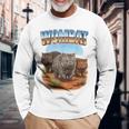 Wombat ヴィンテージ 70年代 90年代 レトロ ウォンバット 動物愛好家 ウォンバット 長袖Tシャツ 高齢者への贈り物