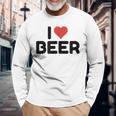 アイラブビール 長袖Tシャツ 高齢者への贈り物