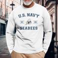 アメリカ海軍シービー 長袖Tシャツ 高齢者への贈り物