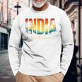 インド旅行お土産 長袖Tシャツ 高齢者への贈り物