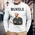 エルサルバドル大統領 ナイブ・ブケレ 長袖Tシャツ 高齢者への贈り物