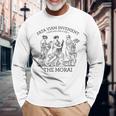 ギリシャ神話のモライと運命 古代ギリシャ神話 長袖Tシャツ 高齢者への贈り物