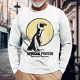 ケープペンギン African Penguin 長袖Tシャツ 高齢者への贈り物