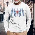 サーフィン サーフボード ヴィンテージ レトロ サーフボーダー ビーチ サーフィン 長袖Tシャツ 高齢者への贈り物