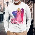 ザ・スーパーマリオギャラクシー・ムービー I Am The Princess 長袖Tシャツ 高齢者への贈り物