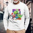 ザ・スーパーマリオギャラクシー・ムービー Toad And Yoshi Galaxy Fun 長袖Tシャツ 高齢者への贈り物