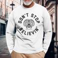 ジャーニーアメリカンロックバンド ドント・ストップ Believinong Papl2804 長袖Tシャツ 高齢者への贈り物
