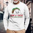 タコス イン ヒューマン コスチューム メキシカン テクスメックス ファヒータ ブリトー 長袖Tシャツ 高齢者への贈り物