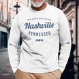 テネシー州ナッシュビル ヴィンテージ 旅行 お土産 ナッシュビル 長袖Tシャツ 高齢者への贈り物