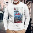 バックプリント ディストレス Jdm ドリフトカー 日本国内市場 長袖Tシャツ 高齢者への贈り物