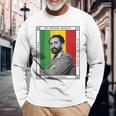 ハイレ・セラシエ一世陛下 長袖Tシャツ 高齢者への贈り物