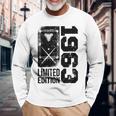 ビリヤード スヌーカーゲーマー ビンテージ 1963 誕生日 プール-ビリヤード 長袖tシャツ 長袖Tシャツ 高齢者への贈り物