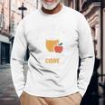 フランスのj'peux Pas J'ai Cidre Cider Lovers 長袖Tシャツ 高齢者への贈り物