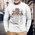 ホラー映画 教師 ユーモア 学校 映画 パロディ トップ5 長袖tシャツ 長袖Tシャツ 高齢者への贈り物