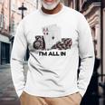 ポーカーエース、I Am All In 長袖Tシャツ 高齢者への贈り物