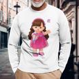 メルちゃんのおともだち うたちゃん Bigプリント 長袖Tシャツ 高齢者への贈り物