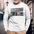 ラッコ フィルムストリップ 写真 フォト コラージュ 長袖Tシャツ 高齢者への贈り物