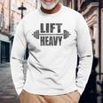 リフトヘビーバーベル ウェイトリフティング ワークアウトジム 長袖Tシャツ 高齢者への贈り物