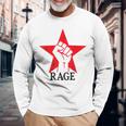 レイジ・アゲインスト・ザ・ミュージック ヴィンテージ クラシック マシンスタイル 長袖Tシャツ 高齢者への贈り物