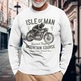 レトロ マン島 Tt レース ヴィンテージ レーシング バイクレース 長袖Tシャツ 高齢者への贈り物