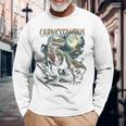 ヴィンテージ カルノタウルス 90年代 ブートレッグ恐竜 先史時代の恐竜 長袖Tシャツ 高齢者への贈り物