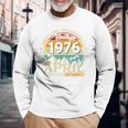 ヴィンテージカー 1976 年4月 50 歳の誕生日 1976 年のクラシックカー 長袖Tシャツ 高齢者への贈り物