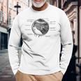 人間の目 目玉 ヴィンテージ 解剖学 長袖Tシャツ 高齢者への贈り物
