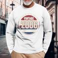 裏面 ヴィンテージ 20 誕生日 デコレーション メンズ 20歳 2006 20歳 長袖Tシャツ 高齢者への贈り物