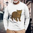 西表山猫 沖縄 日本 カタカナ 長袖Tシャツ 高齢者への贈り物