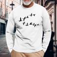 飛ぶ鳥の群れ 長袖tシャツ 長袖Tシャツ 高齢者への贈り物