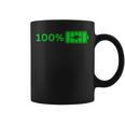 100バッテリー – 100バッテリー I おもしろい 高エネルギーパーセント コーヒーマグ