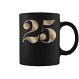 25 25 誕生日 お気に入り 数字 フルール・ド・リス コーヒーマグ