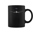 787 乗客機 フロントビュー コーヒーマグ