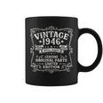 80歳 誕生日 男性女性intage 1946年1946年生まれ レトロデザインブランド コーヒーマグ