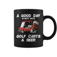 A Good Daytarts With Golf Carts And Beer 面白いゴルフ コーヒーマグ