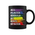 All Placeshould Beafepaces ゲイプライド 同盟国 Lgbtq Month コーヒーマグ