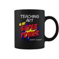 Art Painting School Teacher Superhero Superpower Comic Book For Men Women Graphic Print Coffee Mug