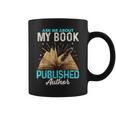 Ask Me About My Book Writer Of Novels Writers Author Graphic Print Coffee Mug