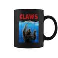 Beware Of Claws 面白いナマケモノ シャーク 映画 パロディ コーヒーマグ