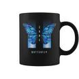 Blue Butterfly Beautiful Butterfly 長袖tシャツ コーヒーマグ