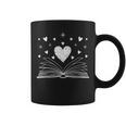 Book Lover Heart Open Book Reading Romance Literary Graphic Print Coffee Mug Book Lover Heart Open Book Reading Romance Literary Graphic Print Coffee Mug