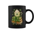 Book Lover St Patricks Day Teacher Cosy Librarycore Graphic Print Coffee Mug