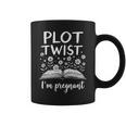 Book Reader Bookworm Plot Twist I'm Pregnant Graphic Print Coffee Mug