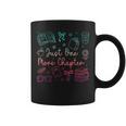 Book Reading Just One More Chapter Bookworm Librarian Reader Graphic Print Coffee Mug
