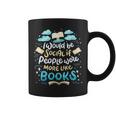 Book Reading Lover Quote I Would Be Social Reader Graphic Print Coffee Mug