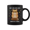 Bookish Girl Present Just a Girl Who Loves Hamster And Books Graphic Print Coffee Mug Bookish Girl Present Just a Girl Who Loves Hamster And Books Graphic Print Coffee Mug