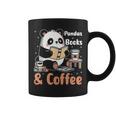 Books Reading Reader Panda Panda Books And Coffee Graphic Print Coffee Mug